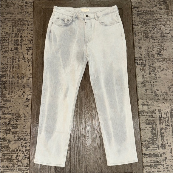 ALLSAINTS Jack Tapered Leg Jeans Bleached Gray
